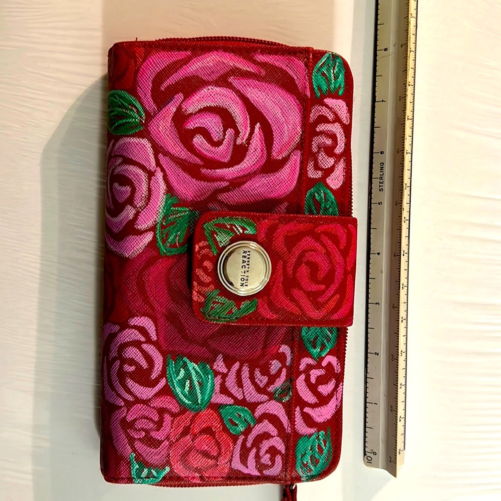 Checkbook Wallet Hand painted. Great gift!